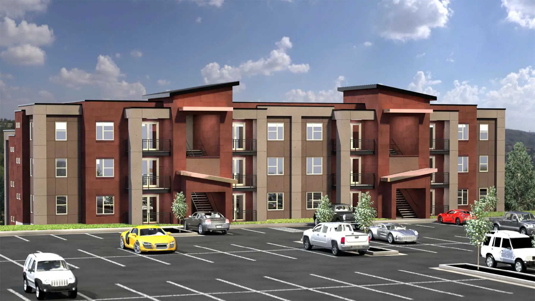 Alcantil Housing rendering