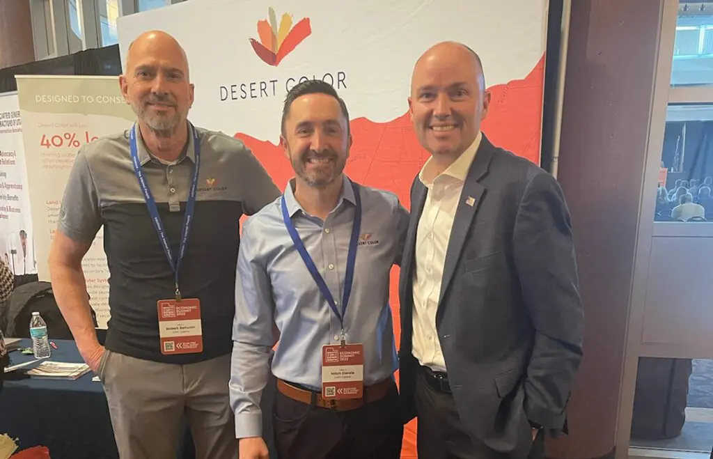 Governor Cox with Desert Color