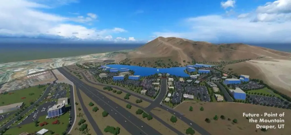 Future Point of the Mountain Development in Draper, UT